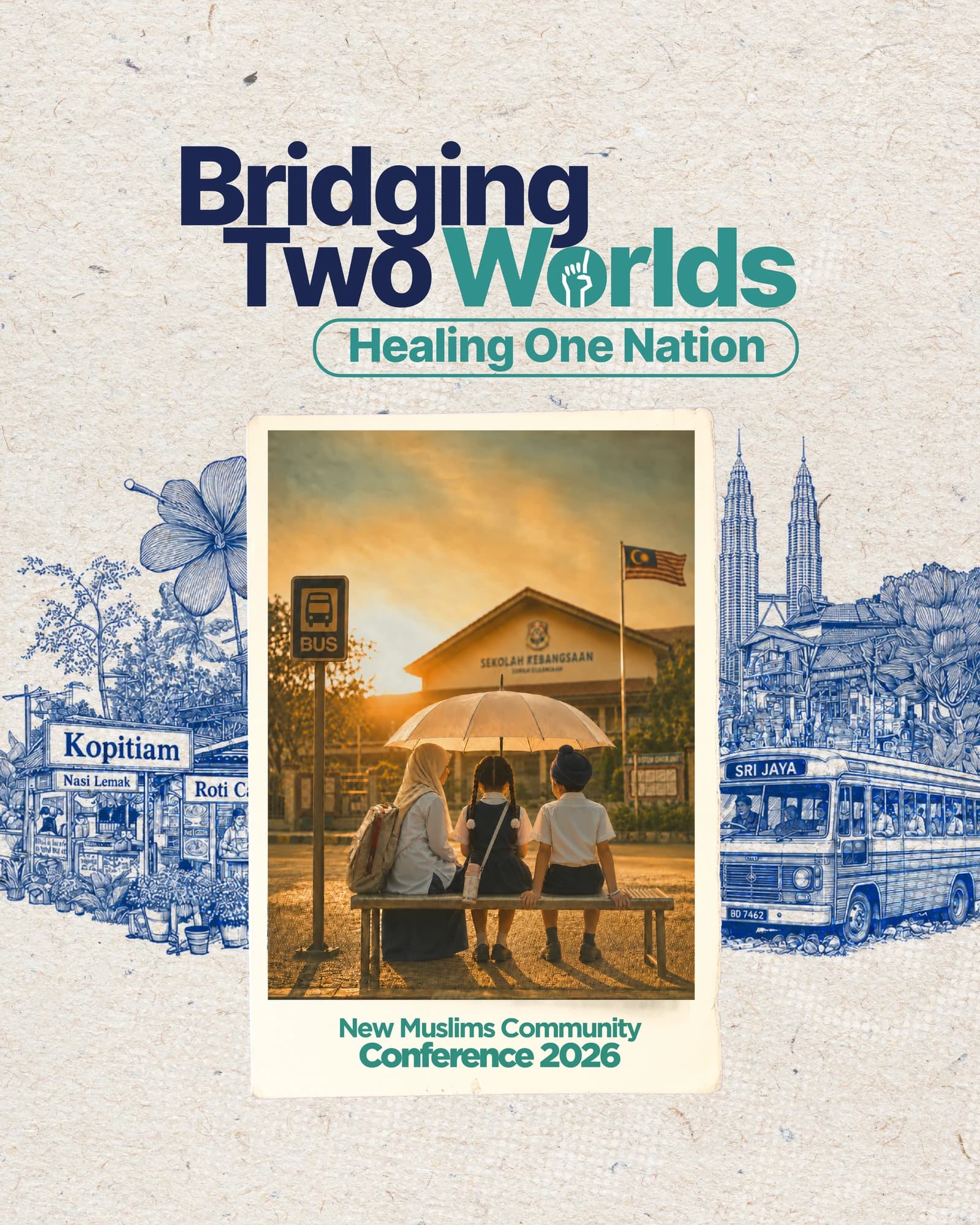 Bridging Two Worlds, Healing One Nation. poster
